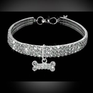 Diamond collars for your furry pets 🩷💙